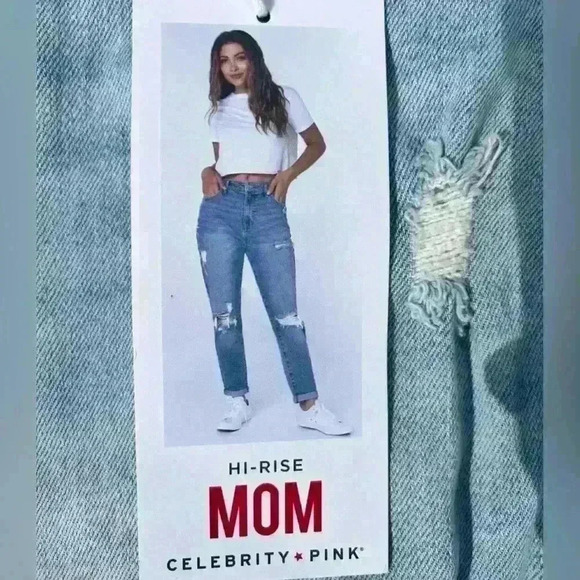 Celebrity Pink Hi-Rise Mom Jean - Picture 4 of 7